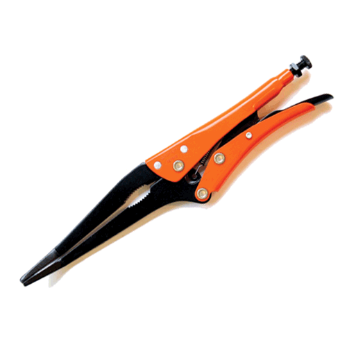Picture of Grip-On GR127B10 10 Inch Bent Long Nose Locking Pliers