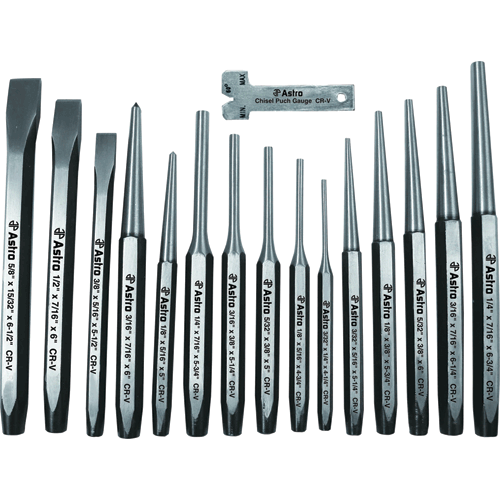 Picture of 16 Pc. Punch & Chisel Set
