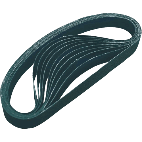Picture of 10 Pc. 3/8" x 13" Zirconia Sanding Belt, 80 Grit