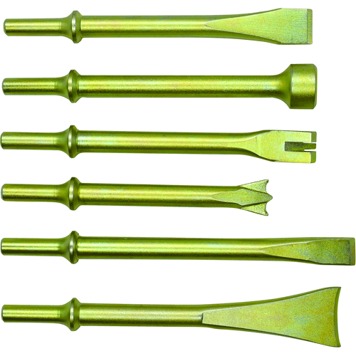 Picture of Heavy Duty THOR Air Hammer, Chisel & Cutter Bit Set .401 Shank