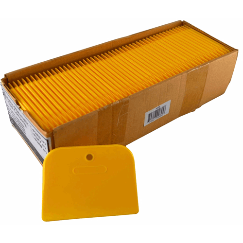Picture of 4" Yellow Plastic Spreaders- 100pcs./box