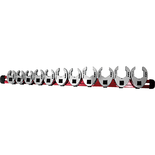 Picture of 11 Pc. 3/8" Drive SAE Anti-Slip Crowfoot Flare Nut Wrench Set