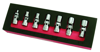 Picture of 7 Pc. 1/4" SAE Flex Socket