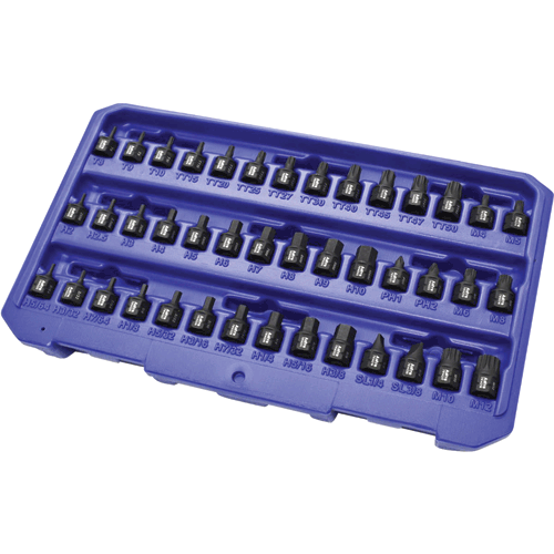 Picture of 42 Pc. 1/4" Dr. Low Profile Nano Impact Bit Socket Set