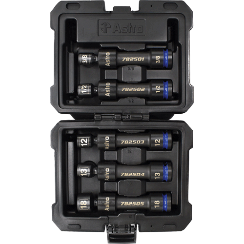 Picture of 1/2" Drive 12-Point Pinless Heavy-Duty Driveline Impact Socket Set