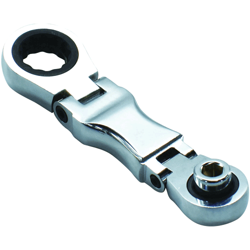 Picture of Stubby Ratcheting Flex Head Double Box End Wrench for Nano Sockets