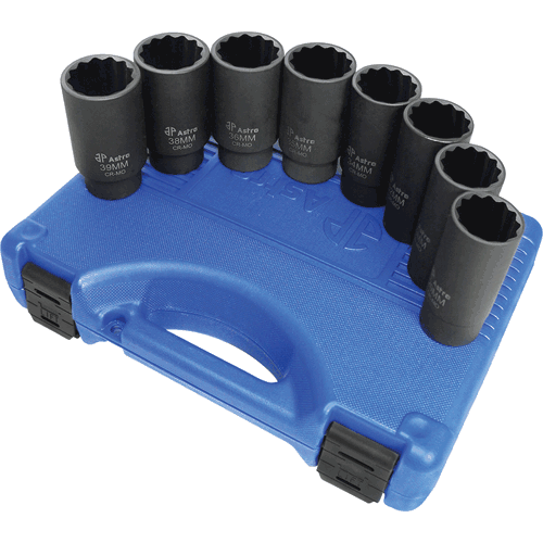 Picture of 8 Pc. 12 Pt. Axle Nut Socket Set