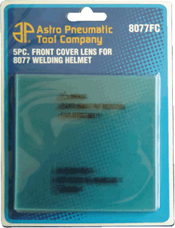 Picture of Front Cover Lens for Astro 8077 Welding Helmet - 5 Pc. per set
