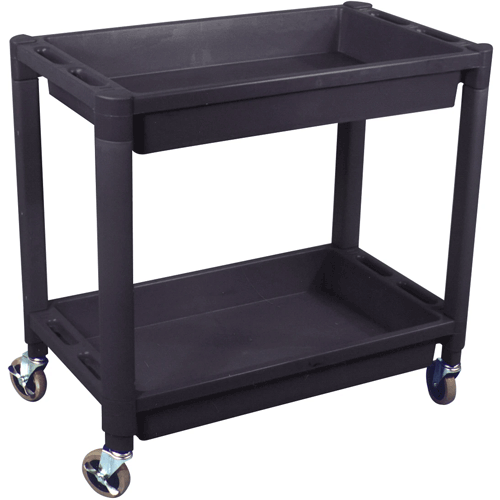 Picture of HD PVC Utility Cart, 2 Shelf