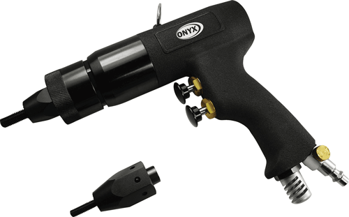 Picture of ONYX Pneumatic Rivet Nut Setting Gun with Quick-Change 1/4" & 5/16" Mandrels