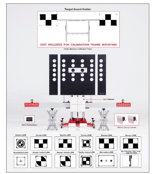 Picture of ADAS Lane Departure Warning Calibration Package