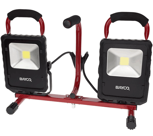 Picture of 4,400 Lumen LED Convertible Dual Fixture Work Light on Tripod Stand