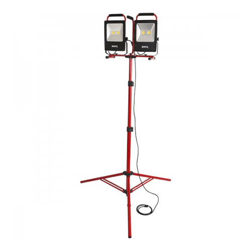 Picture of 10,000 Lumen LED Dual Fixture Work Light on Tripod Stand