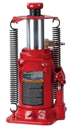 Picture of 20 Ton Air/Manual Bottle Jack with External Return Springs