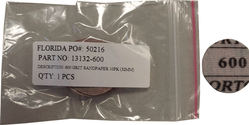 Picture of 600 Grit Sandpaper, 10 Pk.