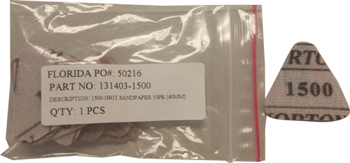 Picture of 1500 Grit Sandpaper, 10 Pk.