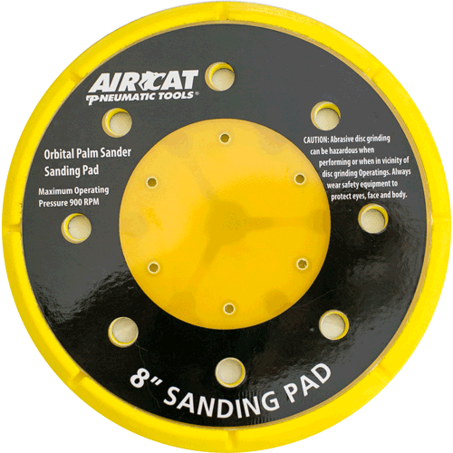 Picture of 8" Central Vacuum Geared Sander Pad
