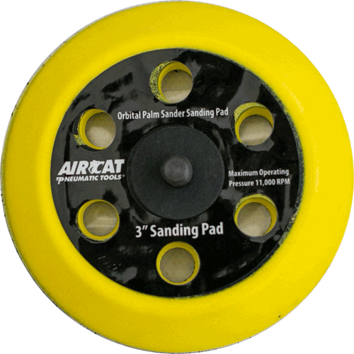 Picture of 3" Central Vacuum Palm Sander Pad, 3/16" Orbit