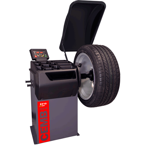 Picture of Space-Saving, Motorized, 3D Data Entry Wheel Balancer