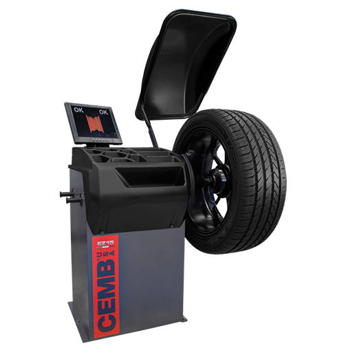 Picture of Space-Saving, Motorized, 3D Data Entry Wheel Balancer