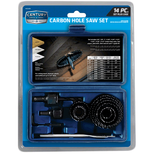 Picture of 14 PC CARBON HOLE SAW KT