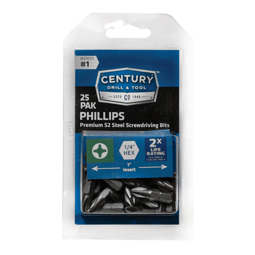 Picture of PHIL#1 INSERT S2 SCR 25PK