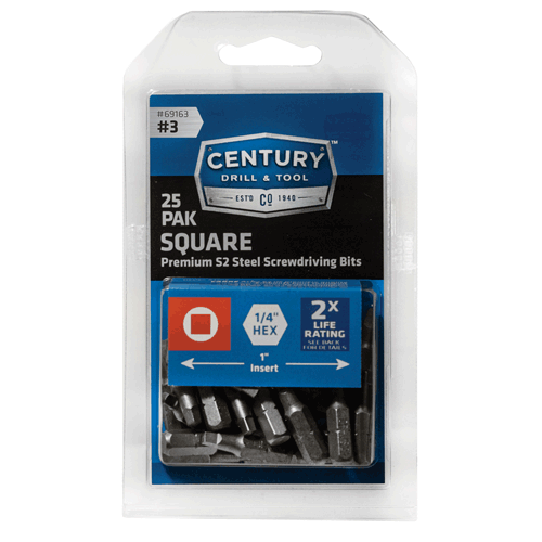 Picture of SQ#3 INSERT S2 SCR. 25 PK