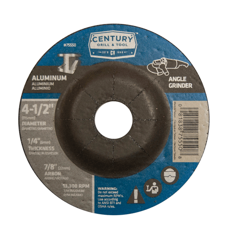 Picture of 4-1/2X1/4 ALUM GRD WHEEL