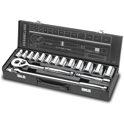Picture of 16 Pc. 1/2" Dr. SAE Socket Set