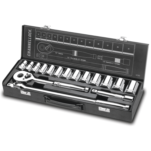Picture of 16 Pc. 1/2" Dr. Metric Socket Set