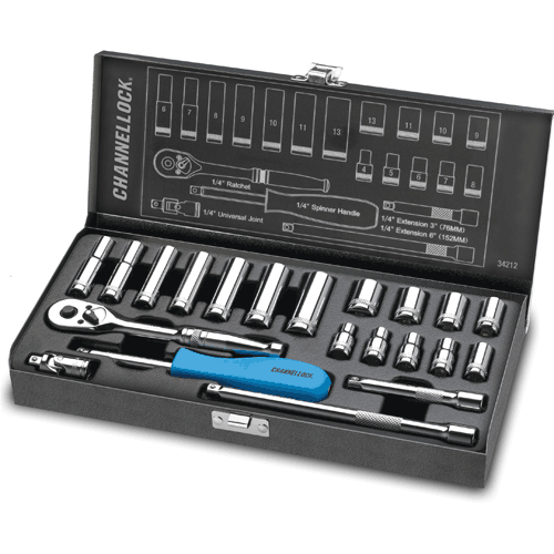 Picture of 21 Pc. 1/4" Dr. Metric Socket Set