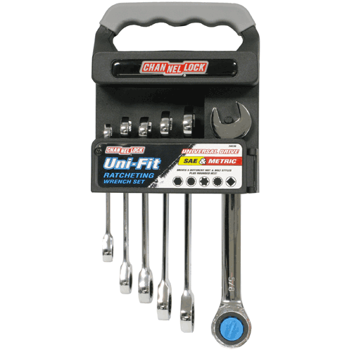 Picture of 6 Pc. Uni-Fit Ratcheting Combination Wrench Set