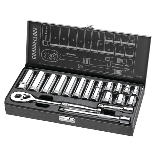 Picture of 18 Pc. 3/8" Dr. Metric Socket Set