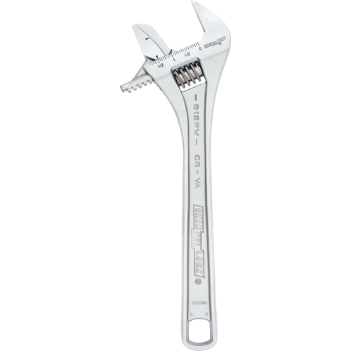 Picture of 12" Reversible Jaw, Extra Wide Adjustable Wrench