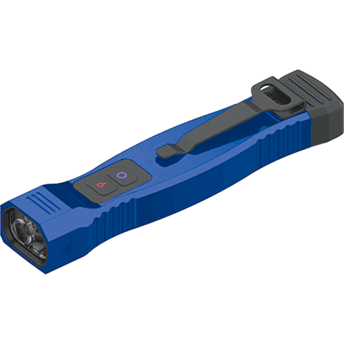 Picture of Slayer Elite 1500 Lumens Rechargeable Laser and UV Flashlight - Blue