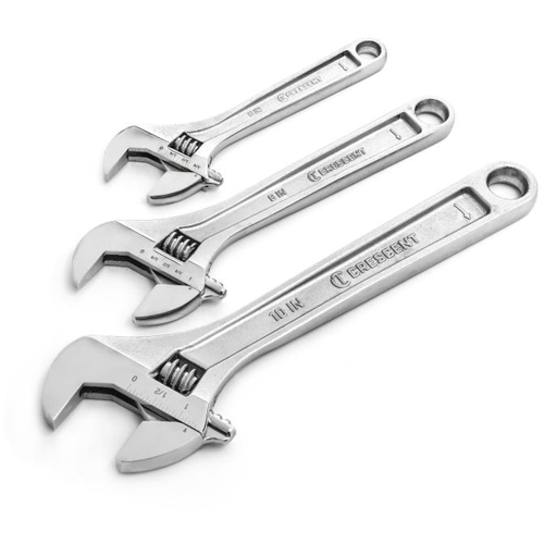 Picture of 3 Pc. Adjustable Wrench Set 6", 8" & 10"