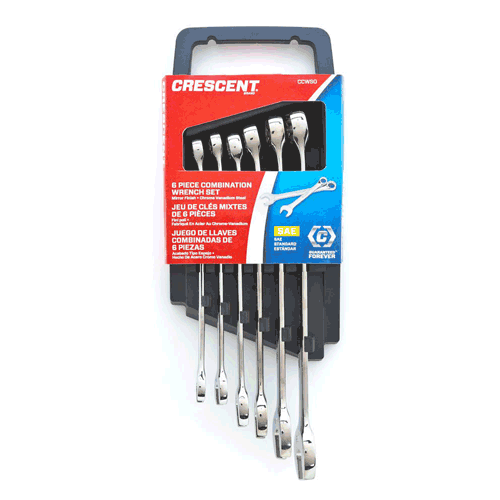 Picture of 6 Pc. SAE Combination Wrench Set