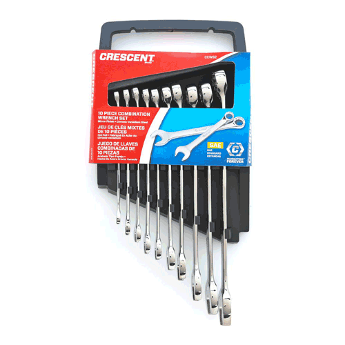 Picture of 10 Pc. SAE Combination Wrench Set