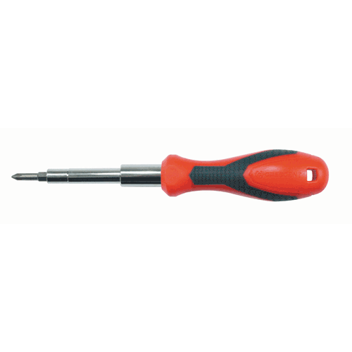 Picture of Dual Material Screwdriver, 7-in-1 Interchangeable Bit