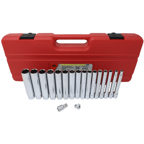 Picture of 18 Pc. Deep Metric Socket Set