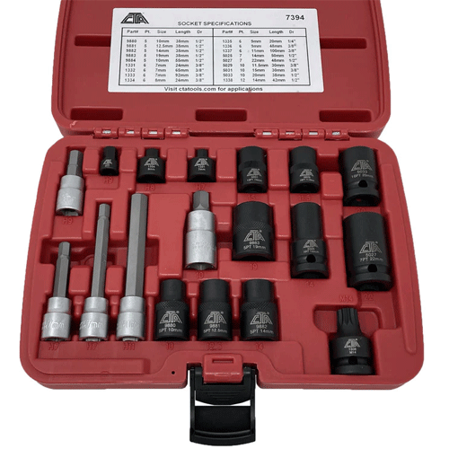 Picture of 18 Pc. Euro Brake Caliper Socket Set