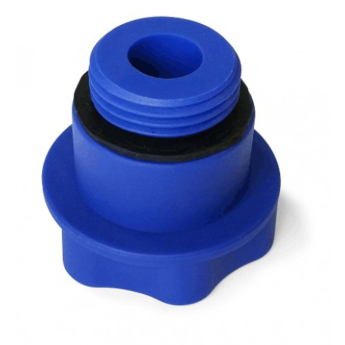Picture of Adapter with M37 x 3.0 Thread for Oil Filling, Blue