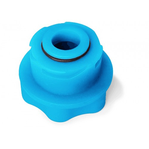 Picture of Adapter 1/4 turn Thread for Oil Filling, Blue