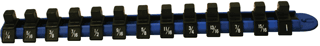 Picture of 3/8" Dr. SAE Socket Holder with Size I.D.
