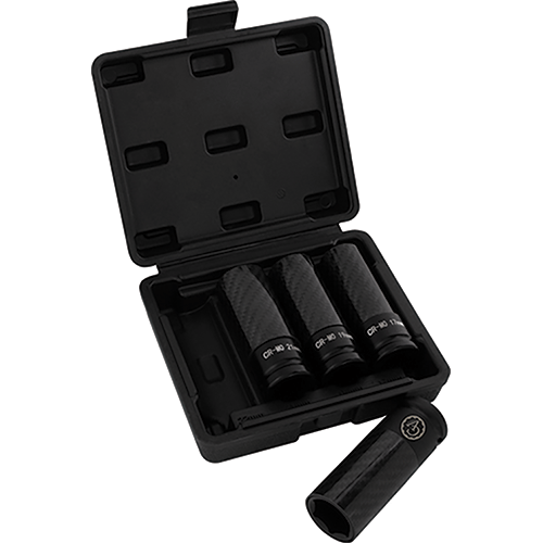 Picture of 1/2D 4 PC Carbon Fiber Sleeve Impact Socket Set