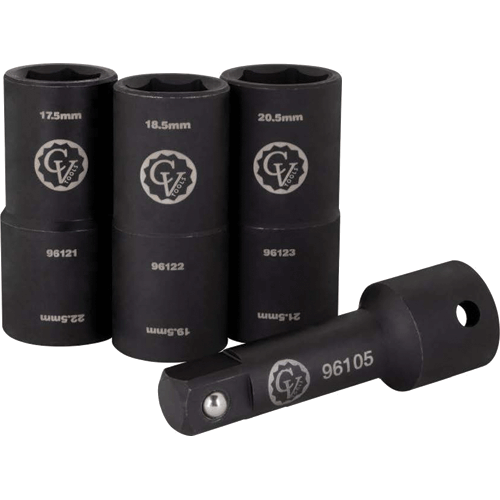 Picture of 4 Pc. Half-Size Metric Flip Socket Set