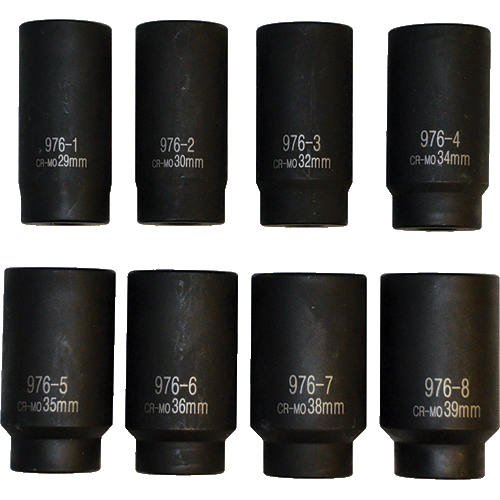 Picture of 12 Pt. Metric Axle Nut Socket Set