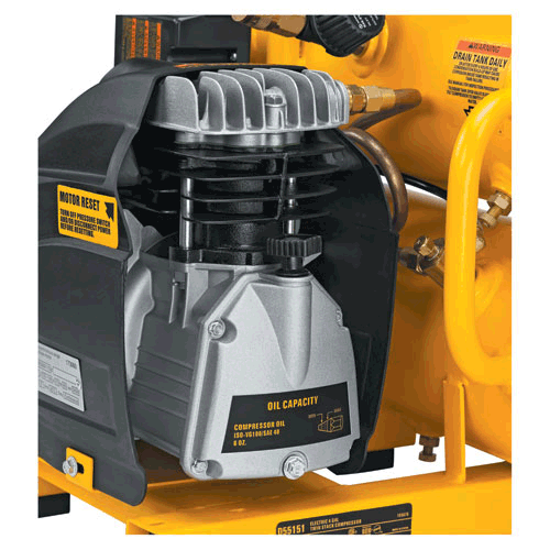 Picture of 1.1 HP Continuous 4 Gallon Electric Hand Carry Compressor