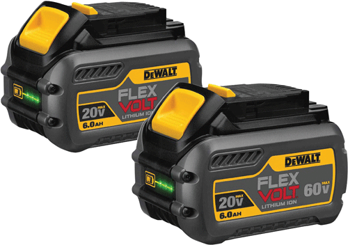 Picture of 2 Pk. 20V/60V MAX* FLEXVOLT™ 6.0Ah Batteries