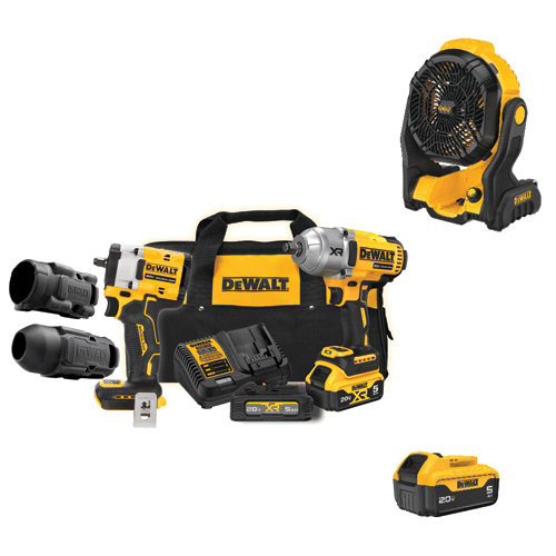 Picture of DEWALT 20V MAX Impact + Cooling + Power Bundle